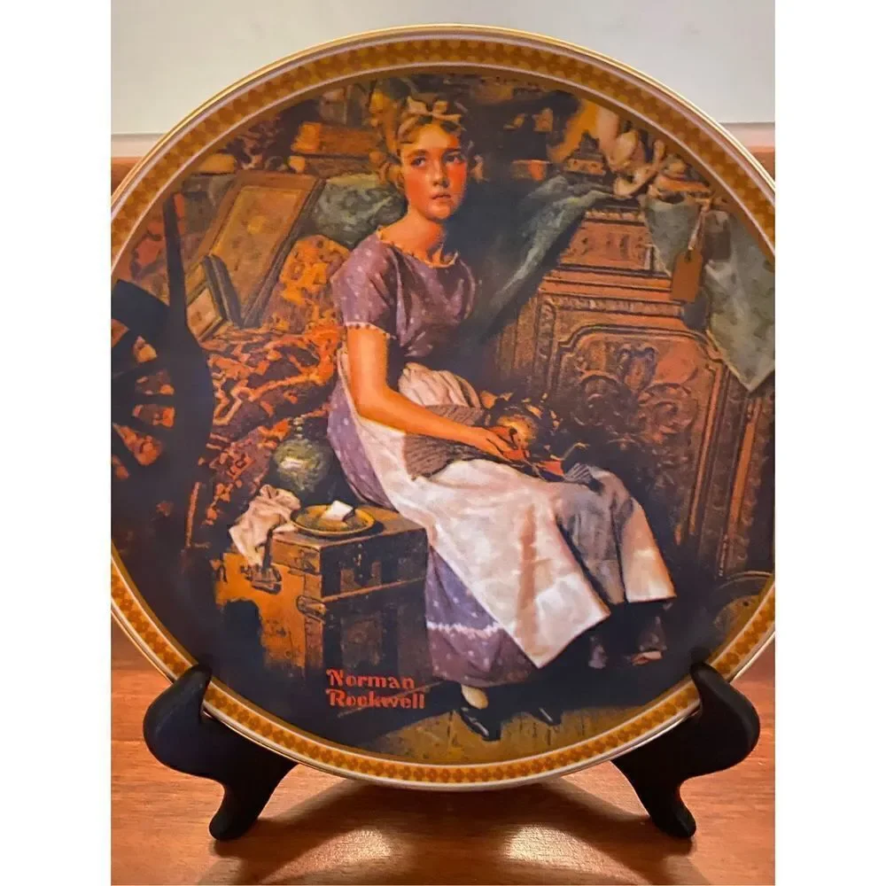 🔥3/$20🔥 Norman Rockwell “Dreaming in the Attic” collector plate